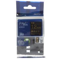 兄弟（brother） TZe-334 兄弟TZe-334 12mm黑底金字标签色带(适用所有兄弟PT系列）