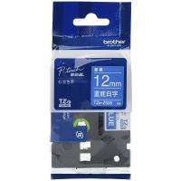兄弟TZe-Z535 12mm蓝底白字标签色带