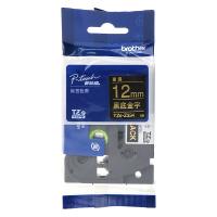 兄弟TZe-Z334 12mm黑底金字标签色带