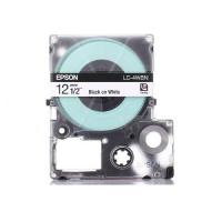 爱普生 EPSON LC-4WBN 标签色带 白底黑字 12mm 适用于LW400 700 600P 1000P 计价单位:卷