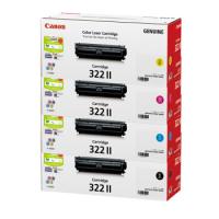 佳能（Canon） 原装CRG-322/322II 黑彩硒鼓 适用于LBP9100CDN CRG-322II大容硒鼓一套四色