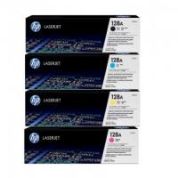 惠普（hp） 原装128a硒鼓CE320A CP1525n CM1415fnw打印机一体机墨粉盒 黑色+彩色（2000页+1300页*3）