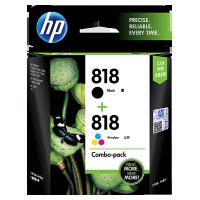 惠普HP 818 CN068AA黑色/三色原装墨盒（每包 2 个）