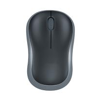 罗技（Logitech）M186  无线鼠标 黑色灰边