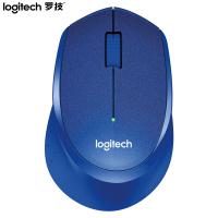 罗技（Logitech）M330 无线鼠标 蓝色