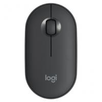  罗技（Logitech）Pebble鹅卵石  无线蓝牙鼠标 石墨灰