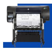 惠普（HP）绘图仪1530/2530/5800Z6800生产型照片级商用打印机 T1530ps 6色36英寸绘图仪 双卷筒